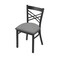 Holland Bar Stool Co 620 Catalina 18" Chair with Pewter Finish and Graph Alpine Seat 62018PW020 - alternate 1